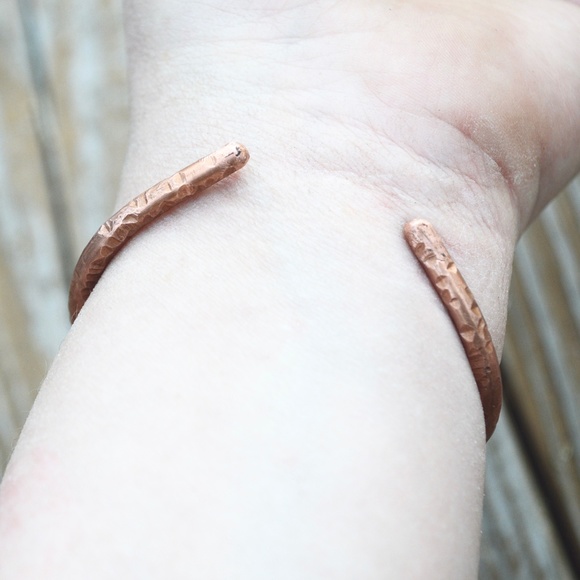 Chakra Bracelet Natural Copper Wire Wrapped Reiki - Picture 8 of 9